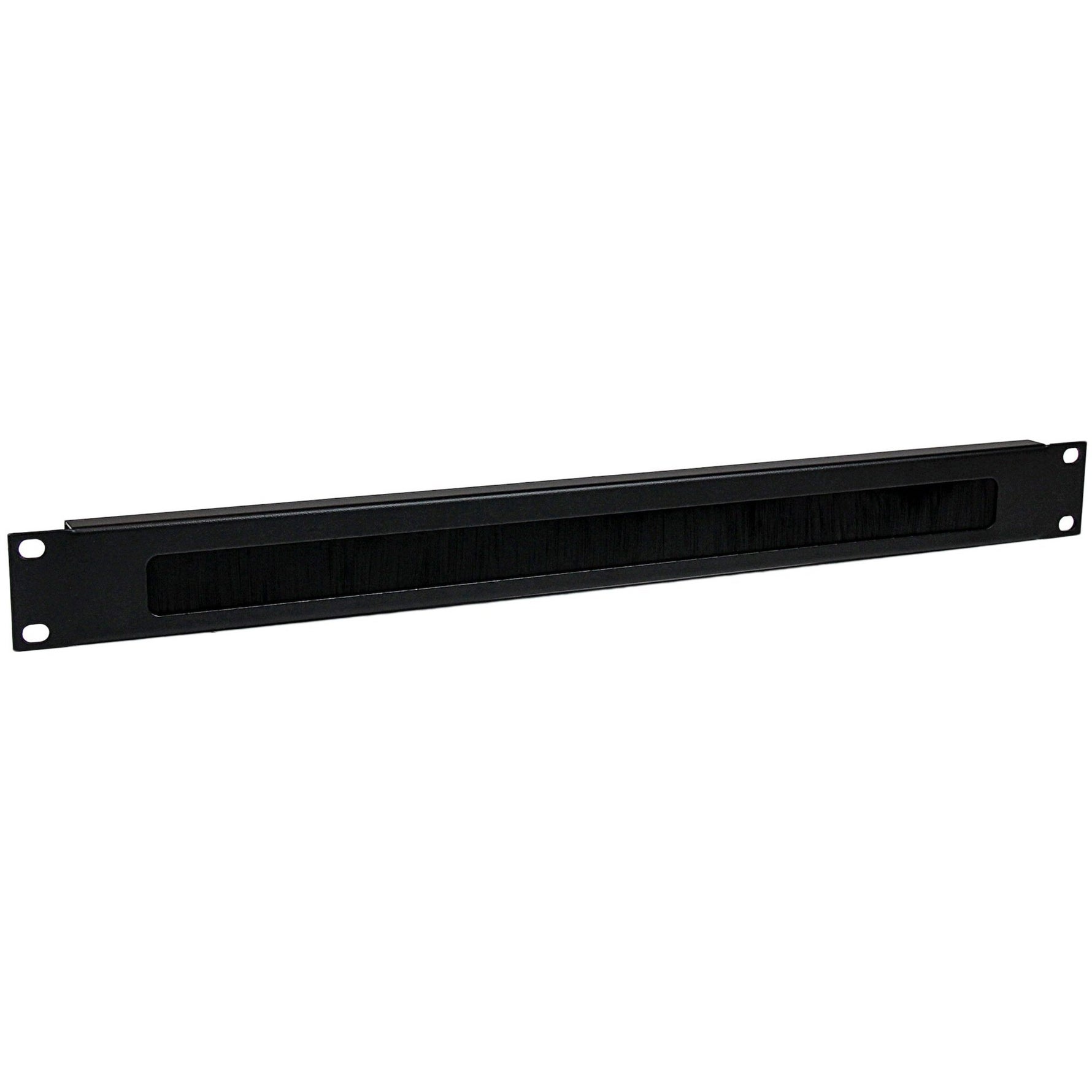StarTech.com 1U High-density Brush Strip Cable Management Panel, Sturdy Steel Horizontal Data Centre Cable Organizer