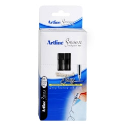 Artline Pen Ballpoint Smoove 1mm Black Bx50 (Each)