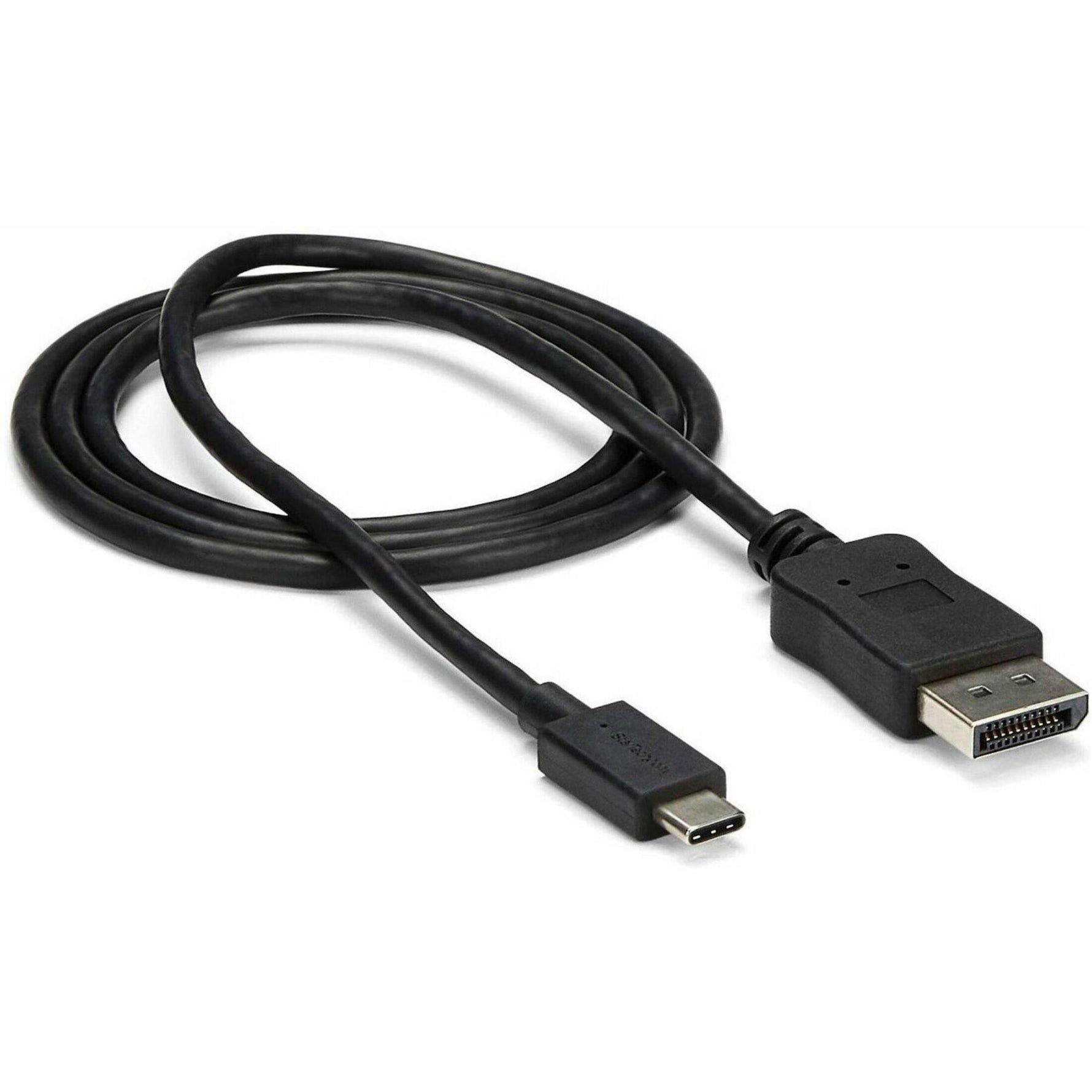 StarTech.com 3ft/1m USB C to DisplayPort 1.2 Cable 4K 60Hz - USB Type-C to DP Video Adapter Monitor Cable HBR2 - TB3 Compatible - Black - Alternate view 7