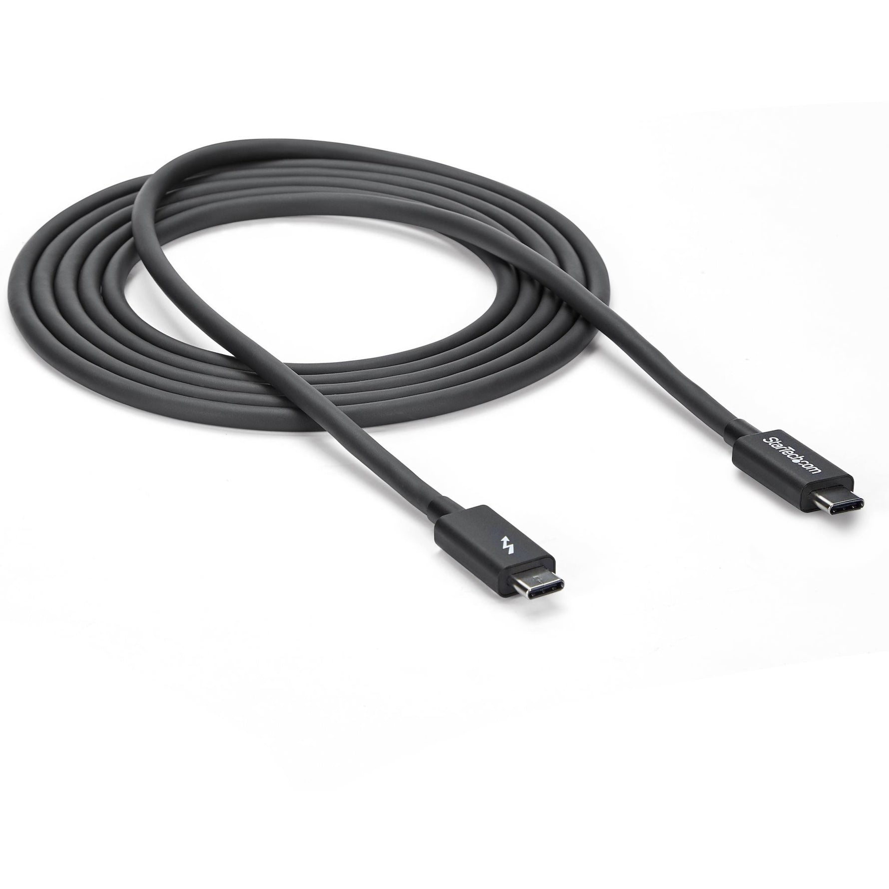 StarTech.com 2m (6.6ft) Thunderbolt 3 Cable, 20Gbps, 100W PD, 4K Video, Thunderbolt-Certified, Compatible w/ TB4/USB 3.2/DisplayPort - Alternate view 7