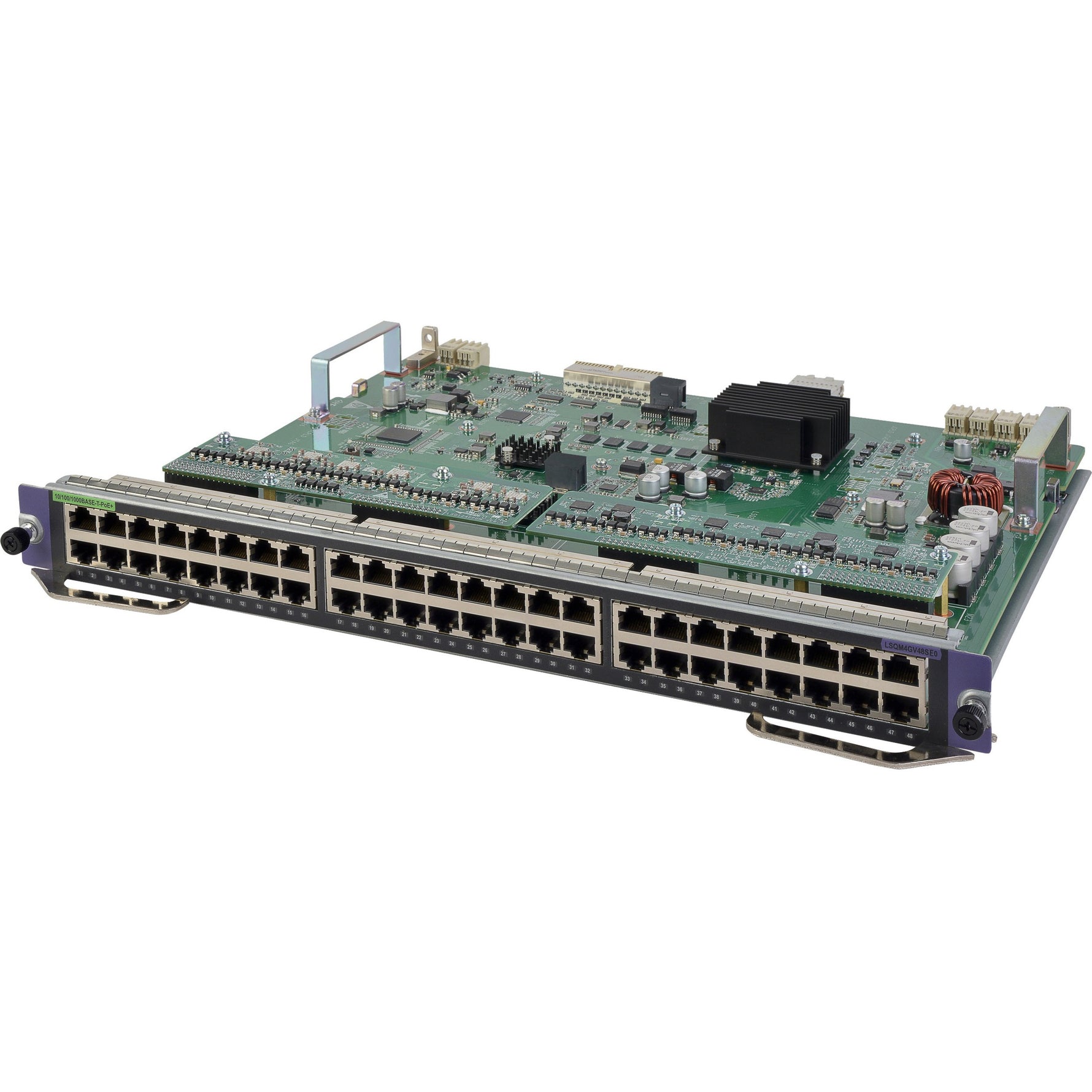 HPE Expansion Module - 48 x RJ-45 10/100/1000Base-TX PoE+ LAN - 1