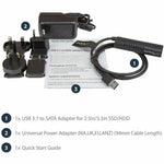 StarTech.com SATA to USB Cable - USB 3.1 10Gbps - 2.5 / 3.5 SATA SSD HDD - SATA to USB Adapter Cable - USB 3.1 to SATA Cable - Alternate view 6