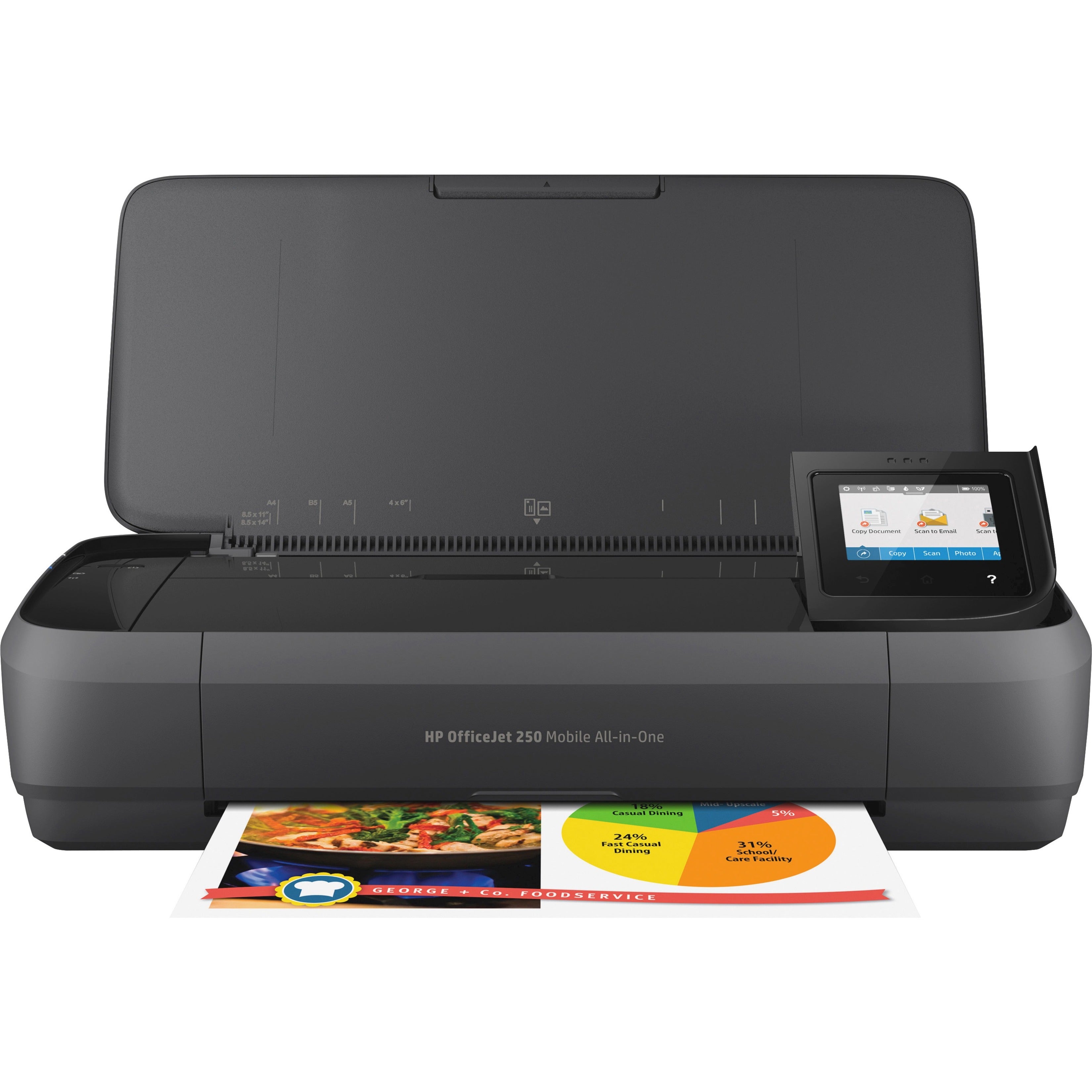 HP Officejet 250 Wireless Inkjet Multifunction Printer - Colour - Out of Package