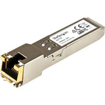 StarTech.com SFP (mini-GBIC) - 1 x RJ-45 1000Base-T Network LAN - 10 / Pack - Left view