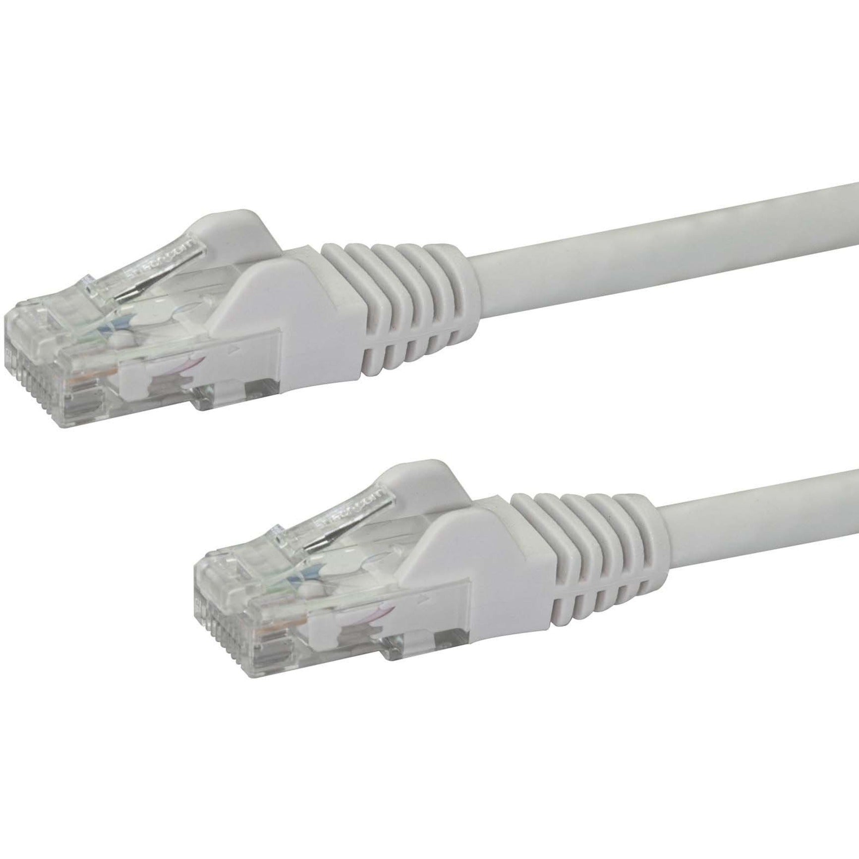 StarTech 7m CAT6 Ethernet Cable - White Snagless Gigabit - 100W PoE UTP 250Mhz Category 6 Patch Cord UL Certified Wiring/TIA