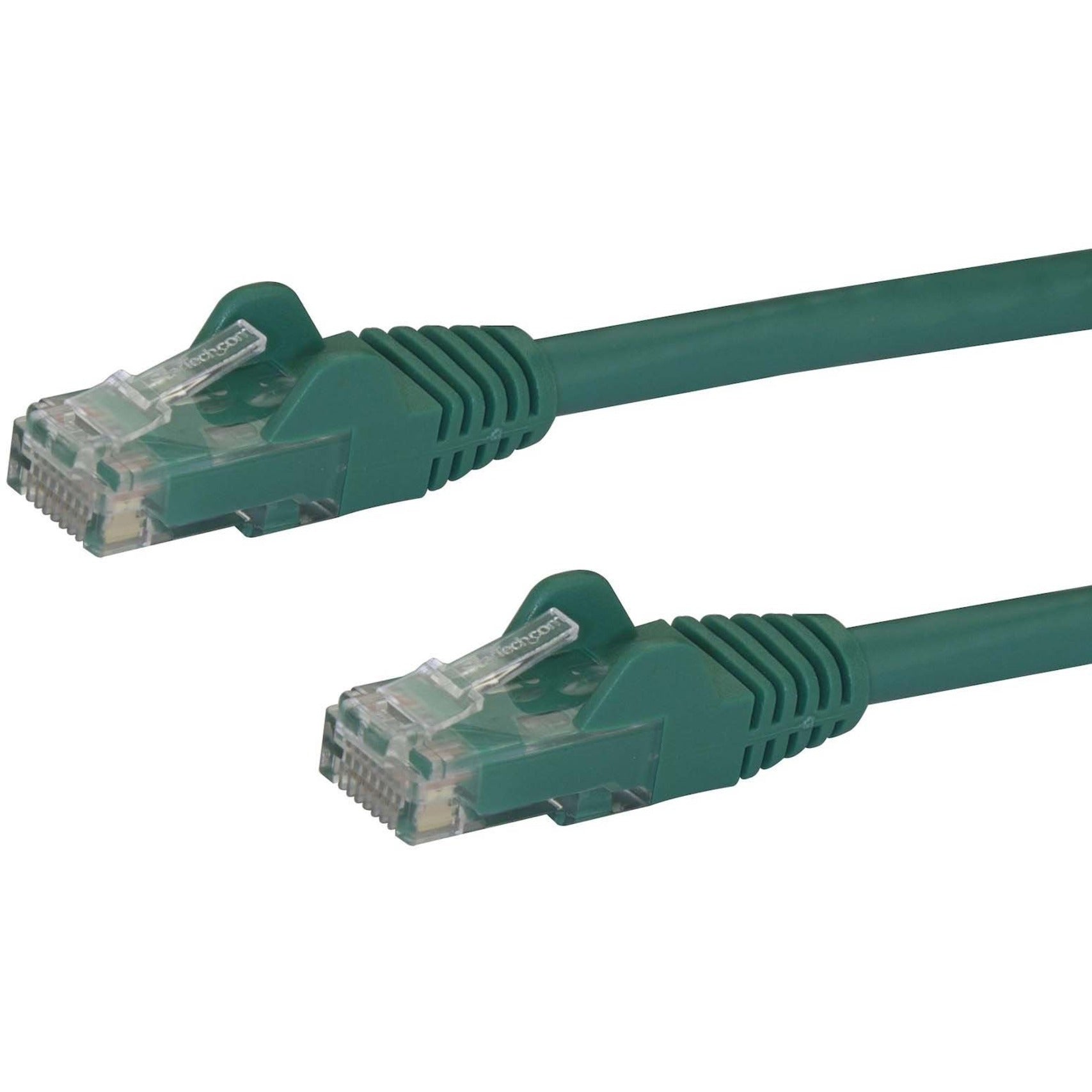 StarTech 10m CAT6 Ethernet Cable - Green Snagless Gigabit - 100W PoE UTP 250Mhz Category 6 Patch Cord UL Certified Wiring/TIA