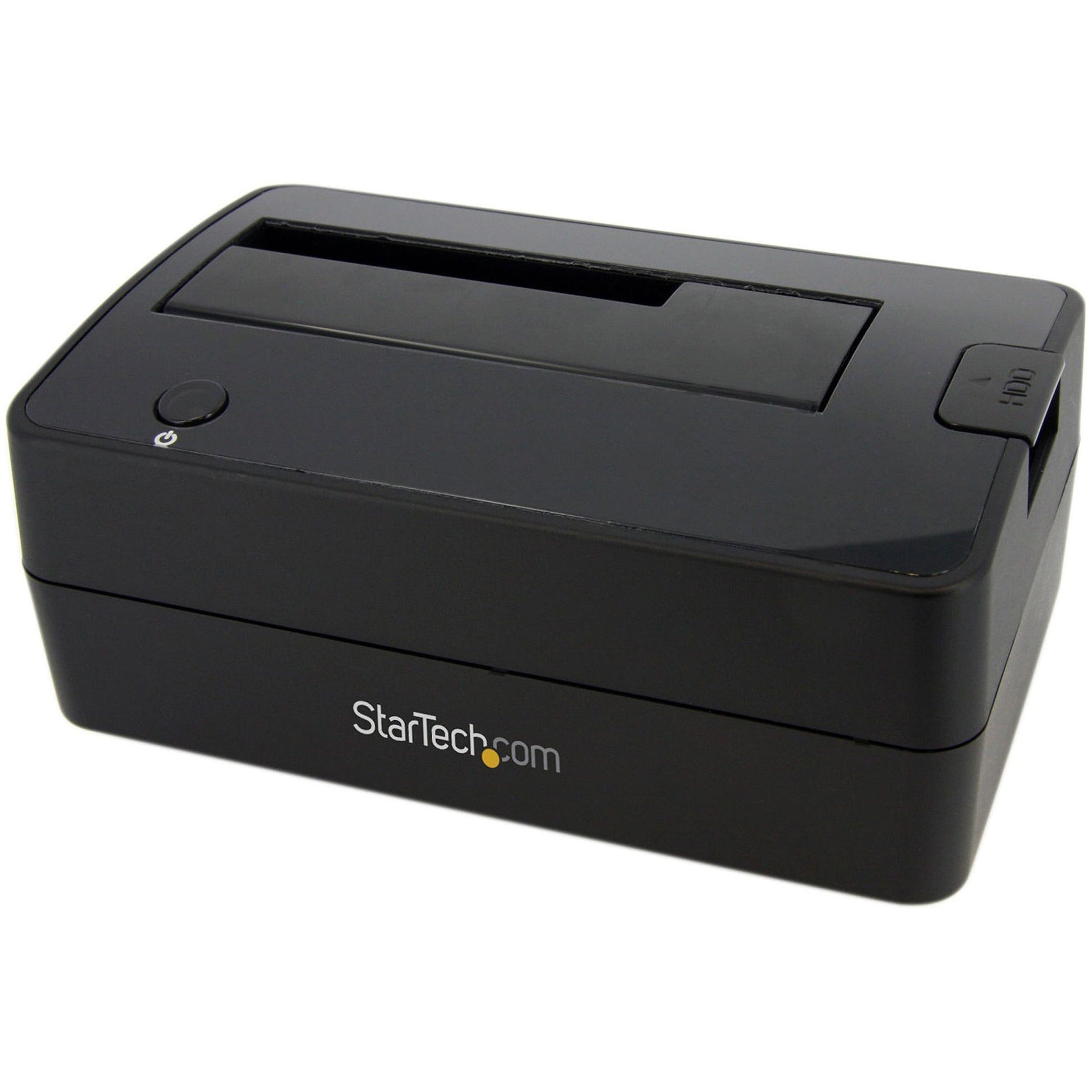 StarTech.com Single Bay USB 3.0 to SATA Hard Drive Docking Station, USB 3.0 (5 Gbps) Hard Drive Dock, External 2.5/3.5' SATA HDD/SSD Dock