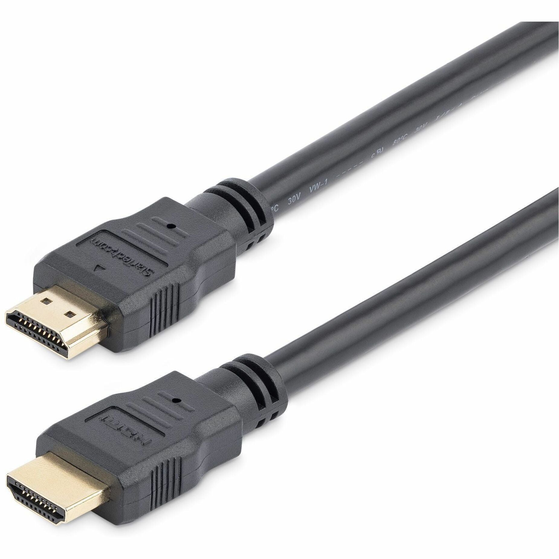 StarTech.com 3ft (1m) 4K High Speed HDMI Cable with Ethernet, 4K30Hz, HDMI 1.4 Monitor Cable, New version available HDMI2-CABLE-4K60-3F