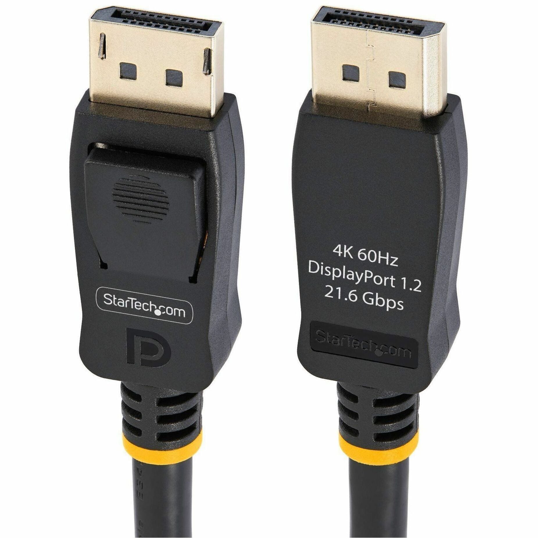 StarTech.com 6ft (2m) DisplayPort 1.2 Cable, 4K x 2K UHD VESA Certified DisplayPort Cable, DP Cable/Cord for Monitor, w/ Latches
