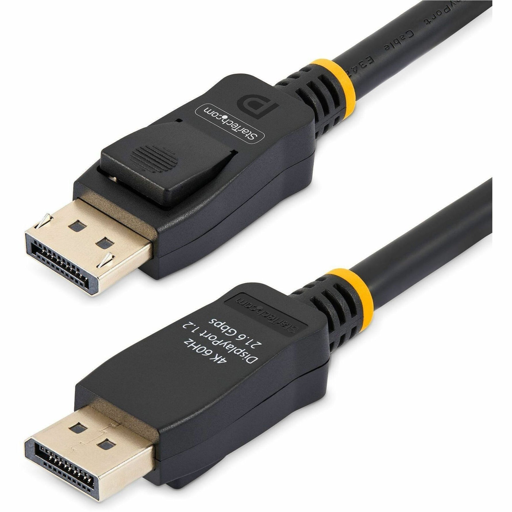 StarTech.com 6ft (2m) DisplayPort 1.2 Cable, 4K x 2K UHD VESA Certified DisplayPort Cable, DP Cable/Cord for Monitor, w/ Latches - Alternate view 6