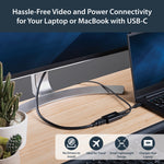 StarTech.com USB C to HDMI 2.0 Adapter 4K 60Hz with 60W Power Delivery Pass-Through Charging - USB Type-C to HDMI Video Converter - Black - Alternate view 6