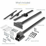 StarTech.com TV Ceiling Mount, Full-Motion Hanging Single Screen Vesa Mount for 32'-75' TVs / Displays - Height Adjustable Telescopic Pole - Alternate view 6