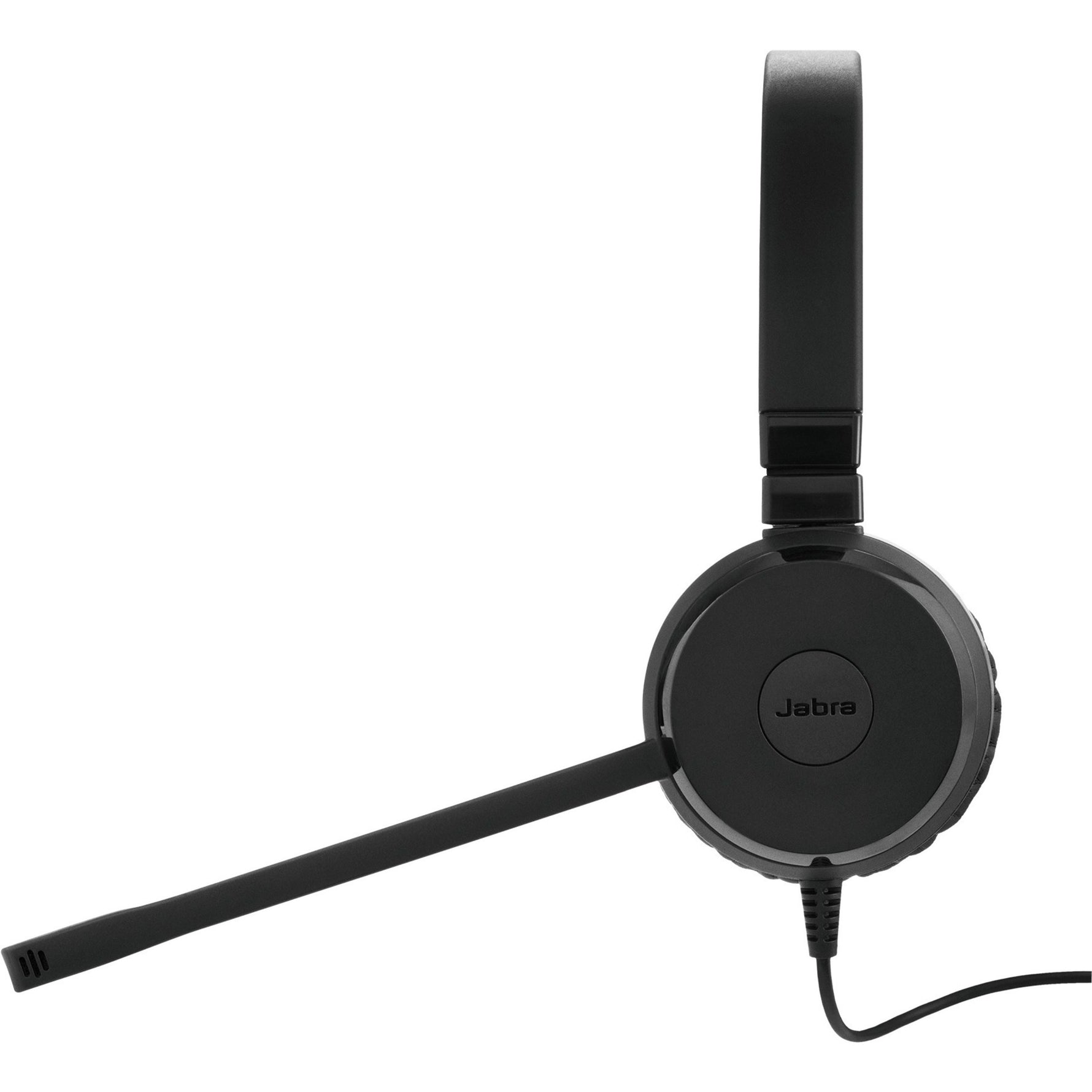 Jabra Evolve 30 II Wired Over-the-head Stereo Headset - Black - Left view