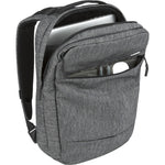 Incase City Carrying Case (Backpack) for 39.6 cm (15.6') Notebook - Black Heather, Gunmetal Grey - Top view
