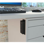 StarTech.com 4 Port USB 3.0 Hub plus 3 Dedicated USB Charging Ports (2 x 1A & 1 x 2A) - 5Gbps - Wall Mountable Metal Enclosure - Left view