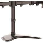 StarTech.com Quad Monitor Stand, Crossbar, Steel, Monitors up to 27' (17.6lb/8kg), VESA Monitor, Computer Monitor Stand, Monitor Arm - Left view