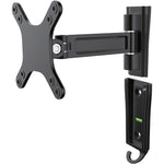 StarTech.com Wall Mount Monitor Arm, Single Swivel, For VESA Mount Monitors / Flat-Screen TVs up to 34' (33.1lb/15kg), Monitor Wall Mount - Left view