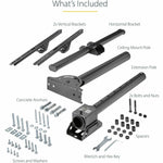 StarTech.com TV Ceiling Mount, Full-Motion Hanging Single Screen Vesa Mount for 32'-75' TVs / Displays - Height Adjustable Telescopic Pole - Alternate view 6