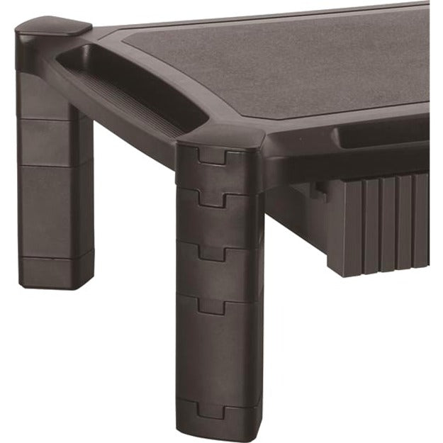 StarTech.com Adjustable Monitor Riser, Large, Drawer, Monitors up to 32' (22lb/10kg), Adjustable Height, Desk Monitor Stand - Left view
