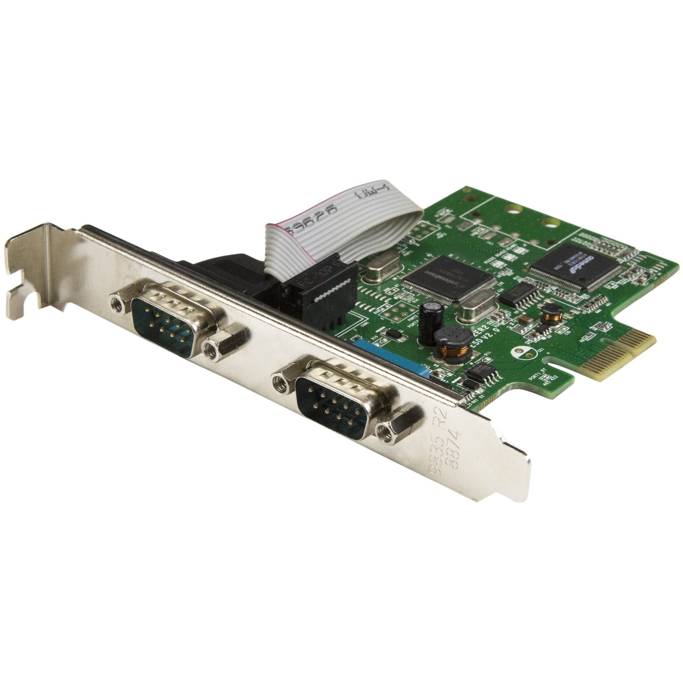 StarTech.com Serial Adapter - Low-profile Plug-in Card - 1 - TAA Compliant