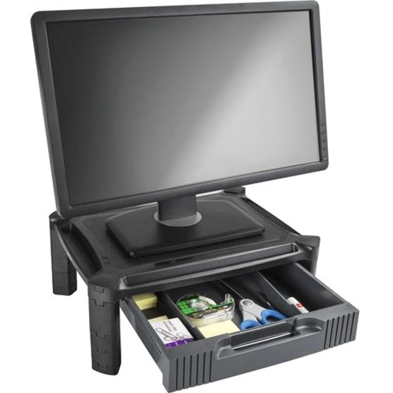 StarTech.com Adjustable Monitor Riser, Drawer, Monitors up to 32' (22lb/10kg), Adjustable Height, Monitor Stand, Computer Monitor Riser - Right view