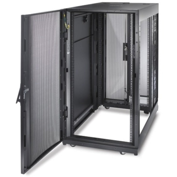 APC NetShelter SX 24U Floor Standing Enclosed Cabinet Rack Cabinet for Server, Storage - 482.60 mm Rack Width - Black - TAA Compliant - Alternate view 17