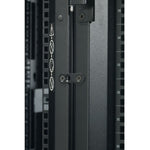 APC NetShelter SX 42U Floor Standing Rack Cabinet for Server - 482.60 mm Rack Width - Black - Alternate view 10