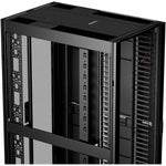 APC NetShelter SX 42U Floor Standing Rack Cabinet for Networking, Airflow System - 482.60 mm Rack Width - Black - TAA Compliant - Alternate view 22