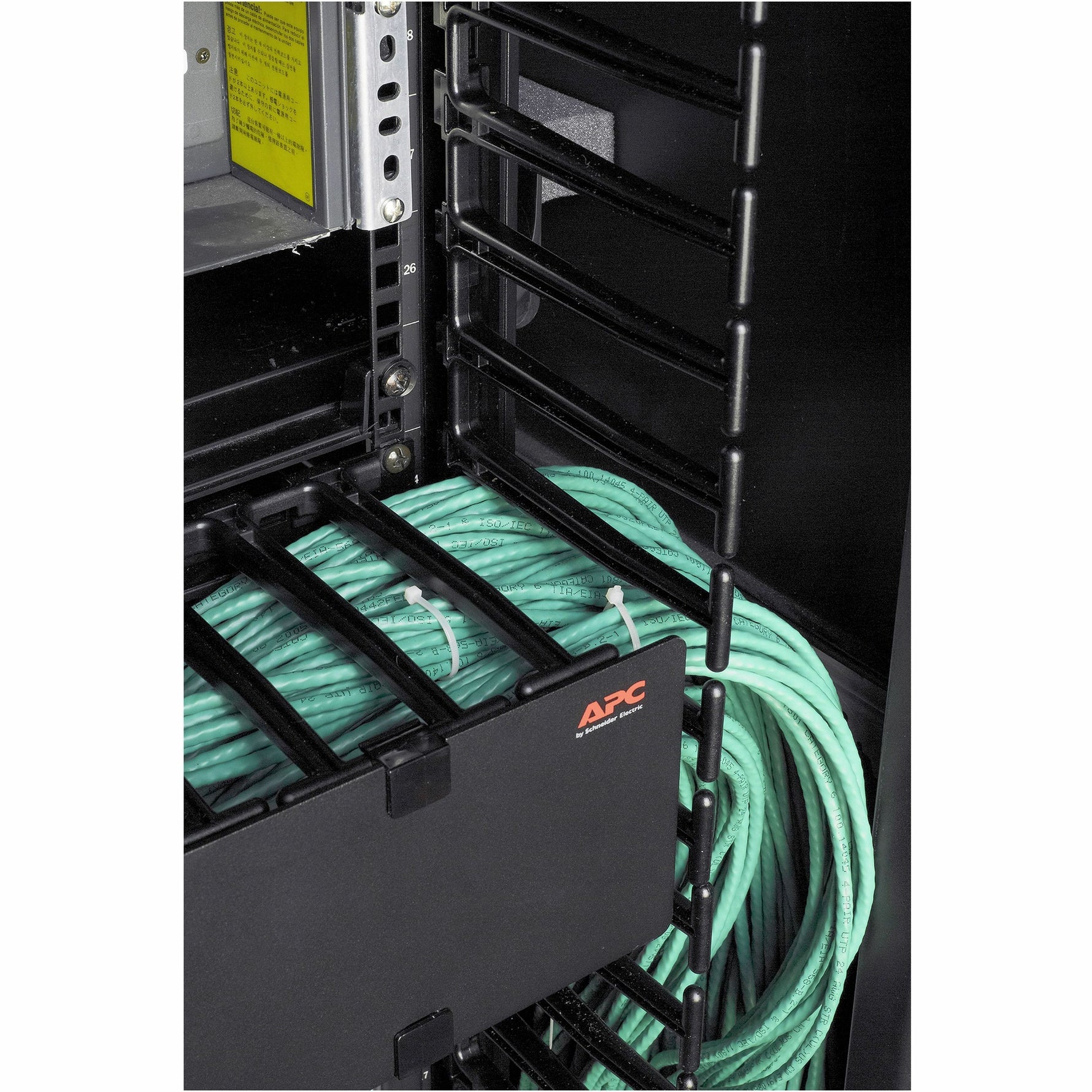 APC NetShelter SX 42U Floor Standing Rack Cabinet for Networking, Airflow System - 482.60 mm Rack Width - Black - TAA Compliant - Alternate view 12