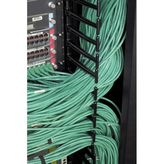 APC NetShelter SX 42U Floor Standing Rack Cabinet for Networking, Airflow System - 482.60 mm Rack Width - Black - TAA Compliant - Alternate view 19