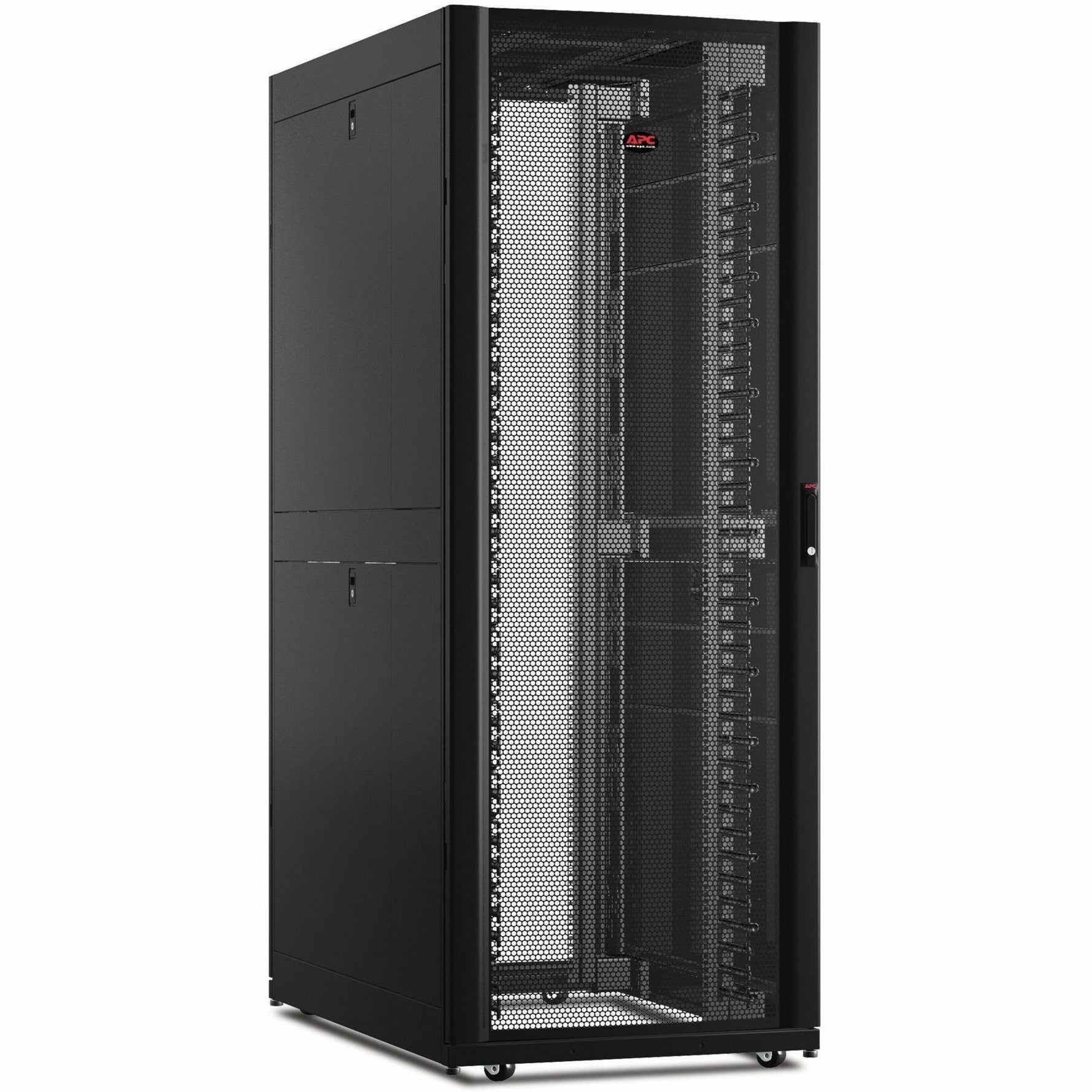APC NetShelter SX 42U Floor Standing Rack Cabinet for Networking, Airflow System - 482.60 mm Rack Width - Black - TAA Compliant - Alternate view 16