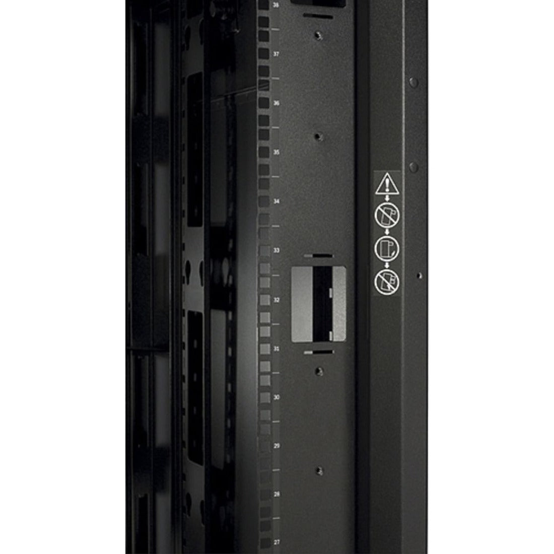 APC by Schneider Electric NetShelter SX 42U Floor Standing Enclosed Cabinet Rack Cabinet for Blade Server - 482.60 mm Rack Width - Black - TAA Compliant
