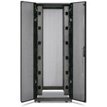 APC by Schneider Electric NetShelter SX 42U Floor Standing Enclosed Cabinet Rack Cabinet for Blade Server - 482.60 mm Rack Width - Black - TAA Compliant