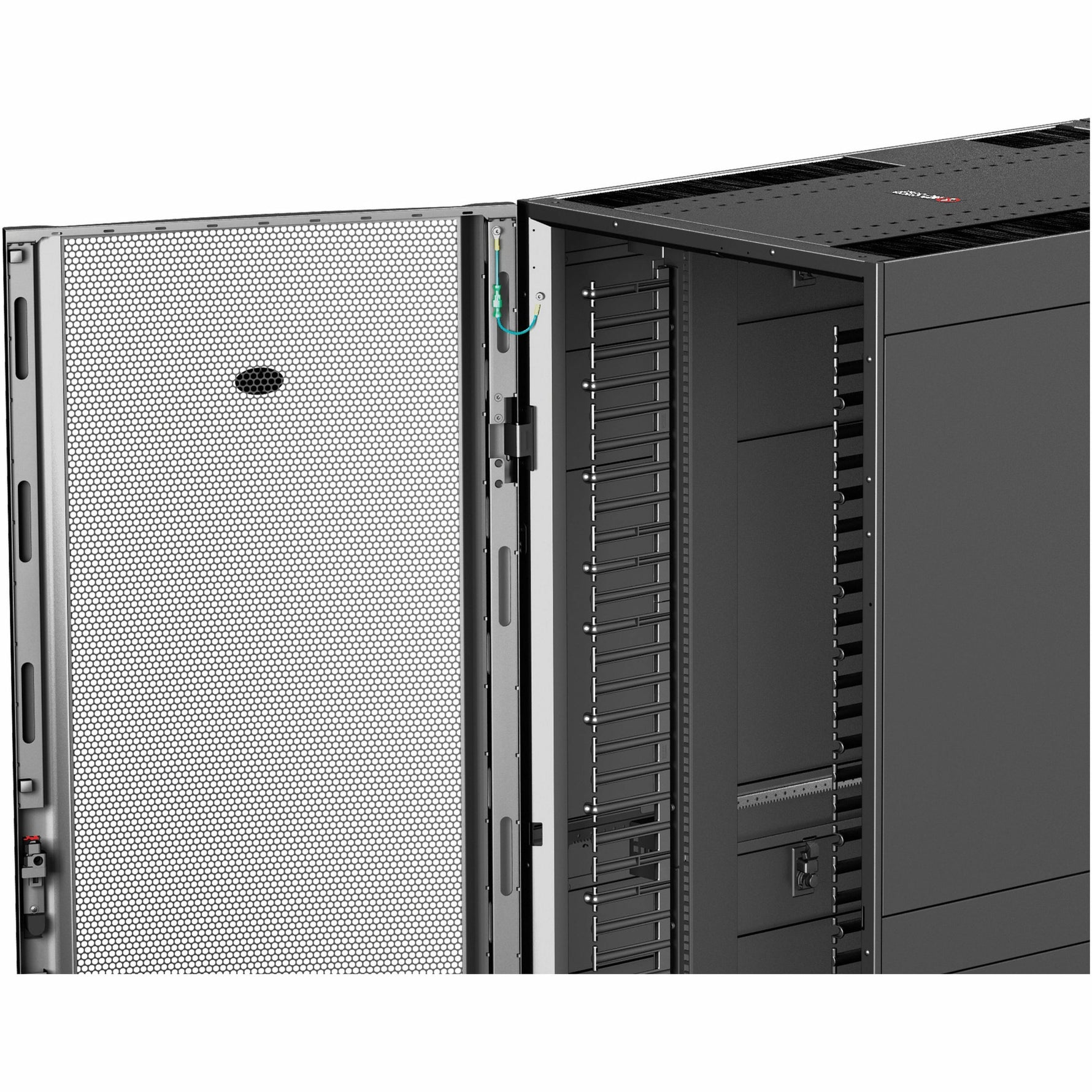 APC NetShelter SX 42U Floor Standing Rack Cabinet for Networking, Airflow System - 482.60 mm Rack Width - Black - TAA Compliant - Alternate view 6