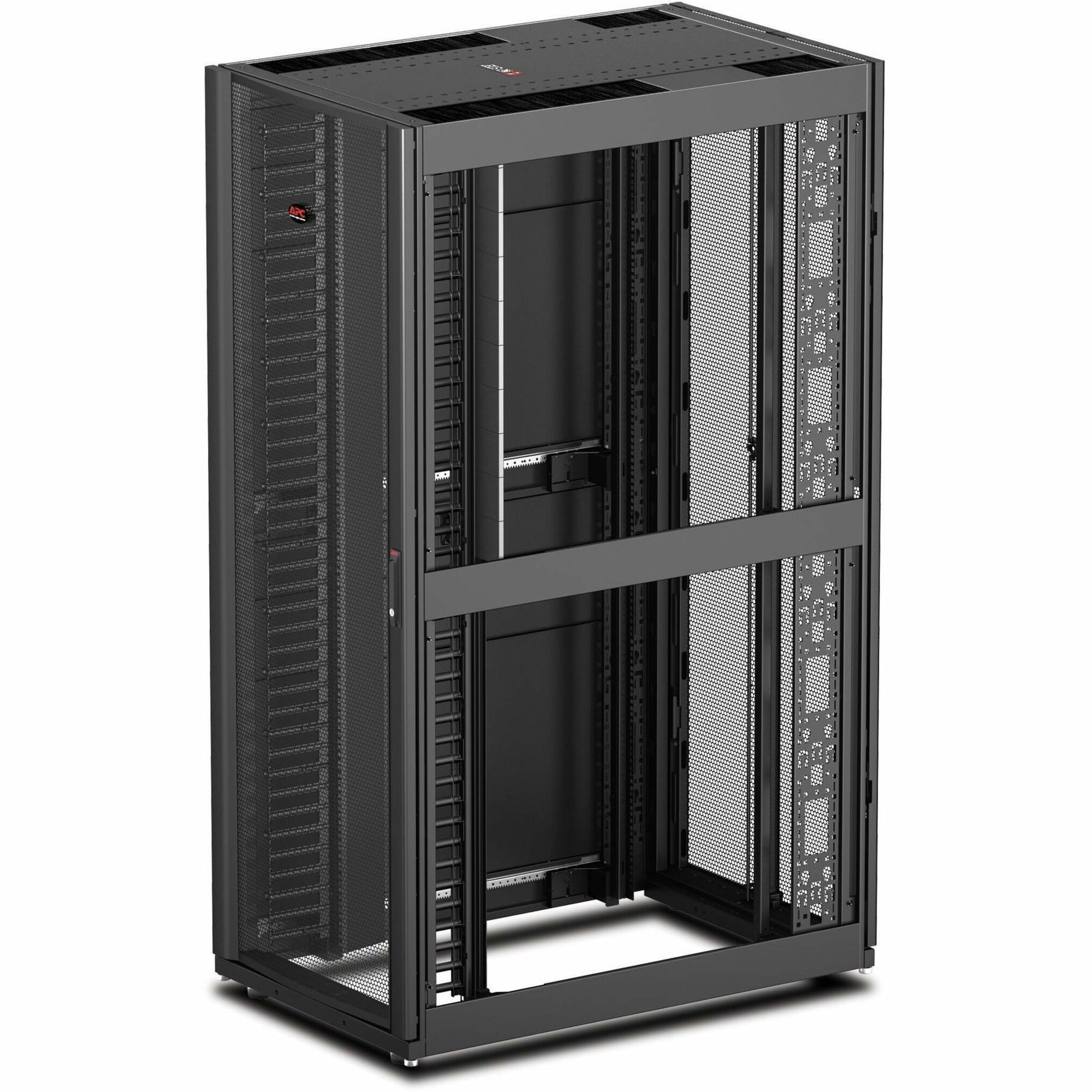 APC NetShelter SX 42U Floor Standing Rack Cabinet for Networking, Airflow System - 482.60 mm Rack Width - Black - TAA Compliant - Alternate view 11