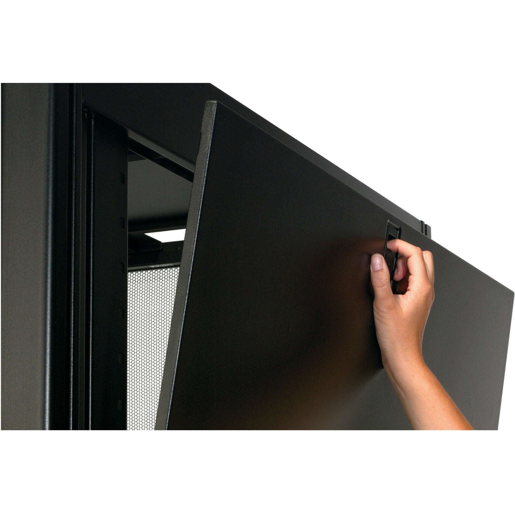 APC NetShelter SX 42U Floor Standing Rack Cabinet for Networking, Airflow System - 482.60 mm Rack Width - Black - TAA Compliant - Alternate view 16