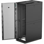 APC NetShelter SX 42U Floor Standing Rack Cabinet for Networking, Airflow System - 482.60 mm Rack Width - Black - TAA Compliant - Alternate view 7