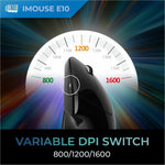 Adesso iMouse E10 Mouse - Radio Frequency - USB - Optical - 6 Button(s) - Black - Alternate view 6