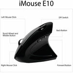 Adesso iMouse E10 Mouse - Radio Frequency - USB - Optical - 6 Button(s) - Black - Alternate view 9