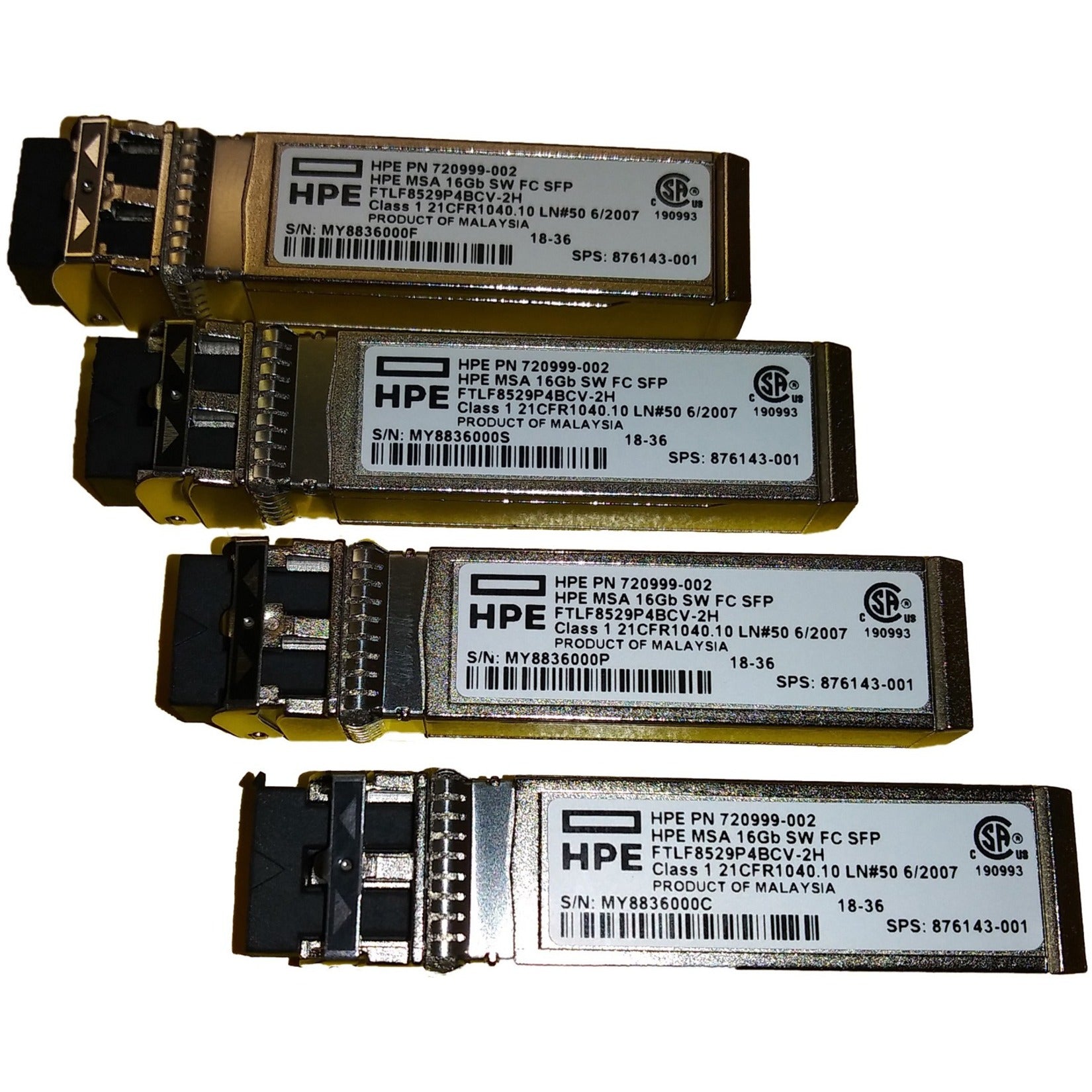 HPE SFP+ - 1 x Fiber Channel Network - 4