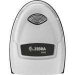 Zebra DS2208-SR Retail, Hospitality, Transportation, Logistics, Government Handheld Barcode Scanner Kit - Cable Connectivity - Nova White - USB Cable Included - Top view