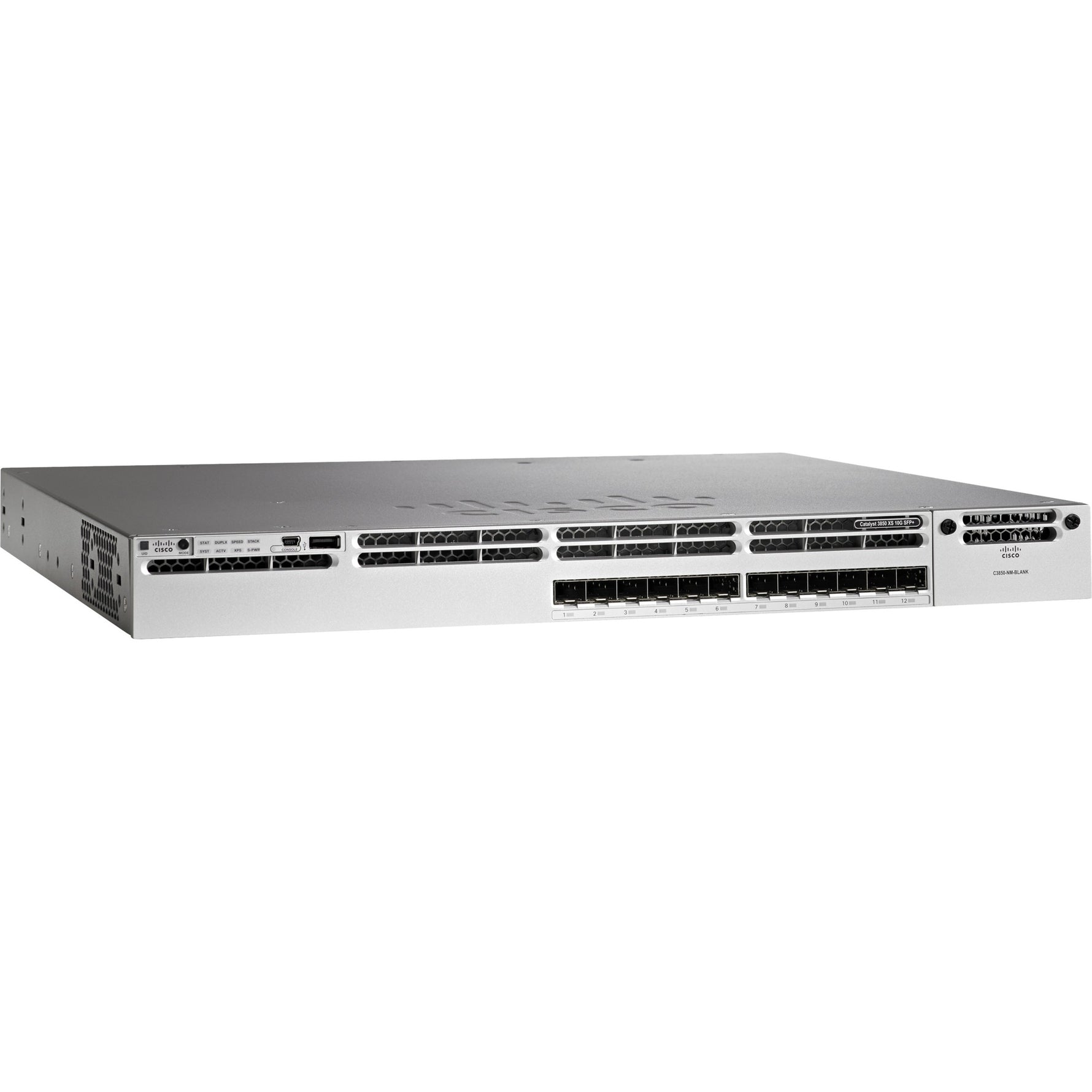 Cisco Catalyst 3850 WS-C3850-12XS Manageable Ethernet Switch - 10 Gigabit Ethernet - 10GBase-X - Refurbished