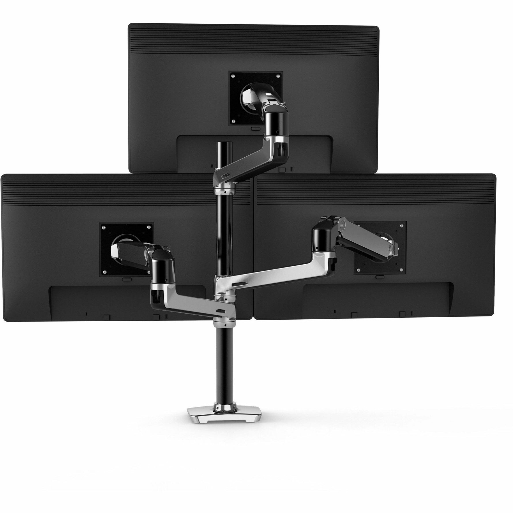 Ergotron Mounting Arm for Monitor, Display Screen, LCD Display, TV - Polished Aluminum - Alternate view 8