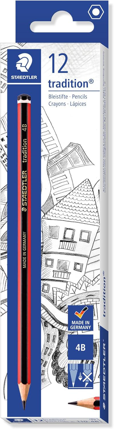 Staedtler Pencil Lead Tradition 110 4B Bx12 (Each)