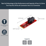 StarTech.com M.2 to U.2 Adapter - TAA Compliant - Alternate view 6