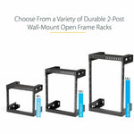 StarTech.com 2-Post 12U Heavy-Duty Wall-Mount Network Rack, 19' Open Frame Server Rack for Computer Equipment, Wall Mount Data Rack~ - Alternate view 10