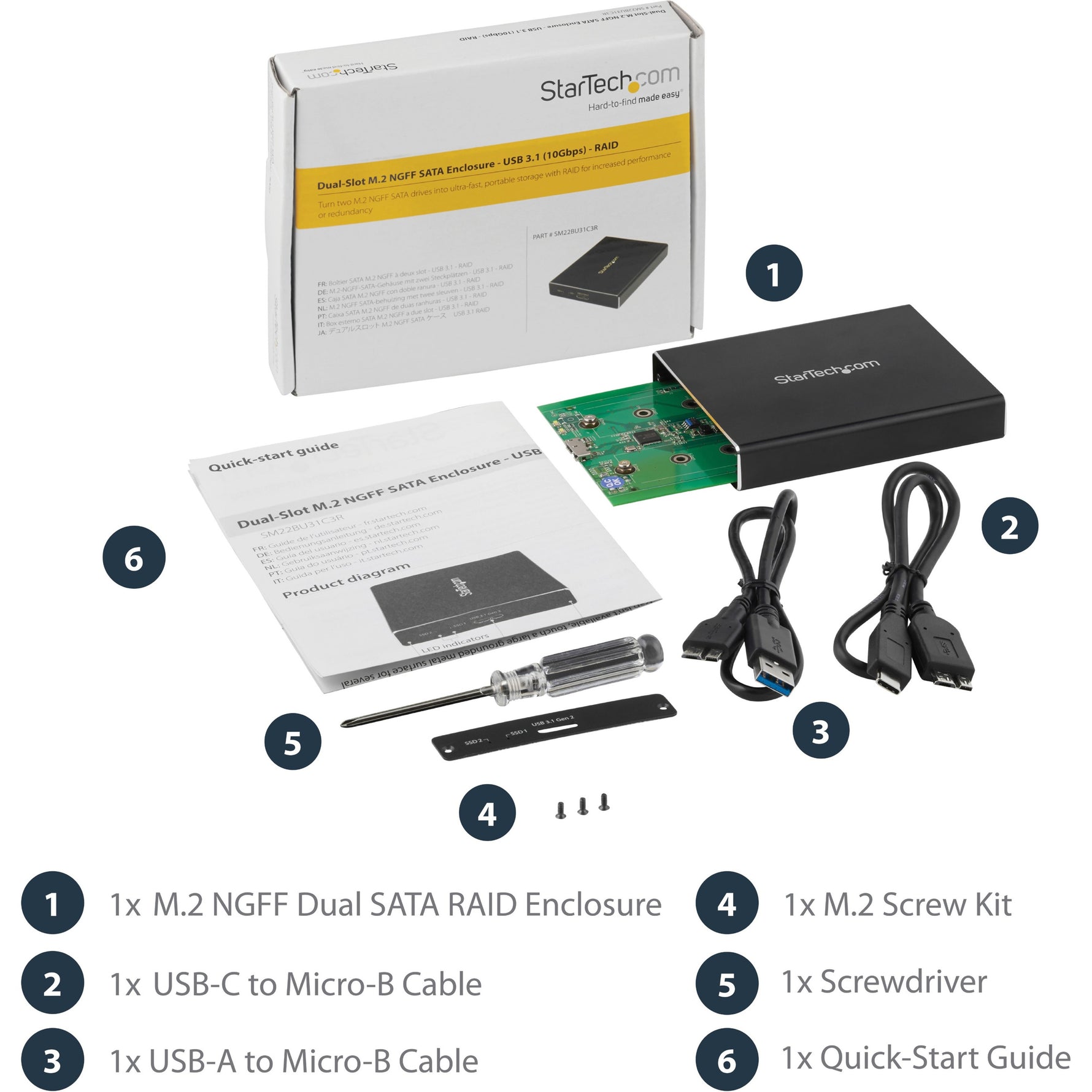 StarTech.com 2 x Total Bays DAS Storage System Portable - TAA Compliant - Alternate view 13
