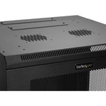 StarTech.com 4-Post 12U Wall Mount Network Cabinet, 19' Hinged Wall-Mounted Server Rack for IT Equipment, Flexible Lockable Rack Enclosure - Alternate view 6