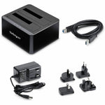 StarTech.com Drive Dock SATA/600 - USB 3.1 Type B Host Interface - UASP Support External - Black - Alternate view 6