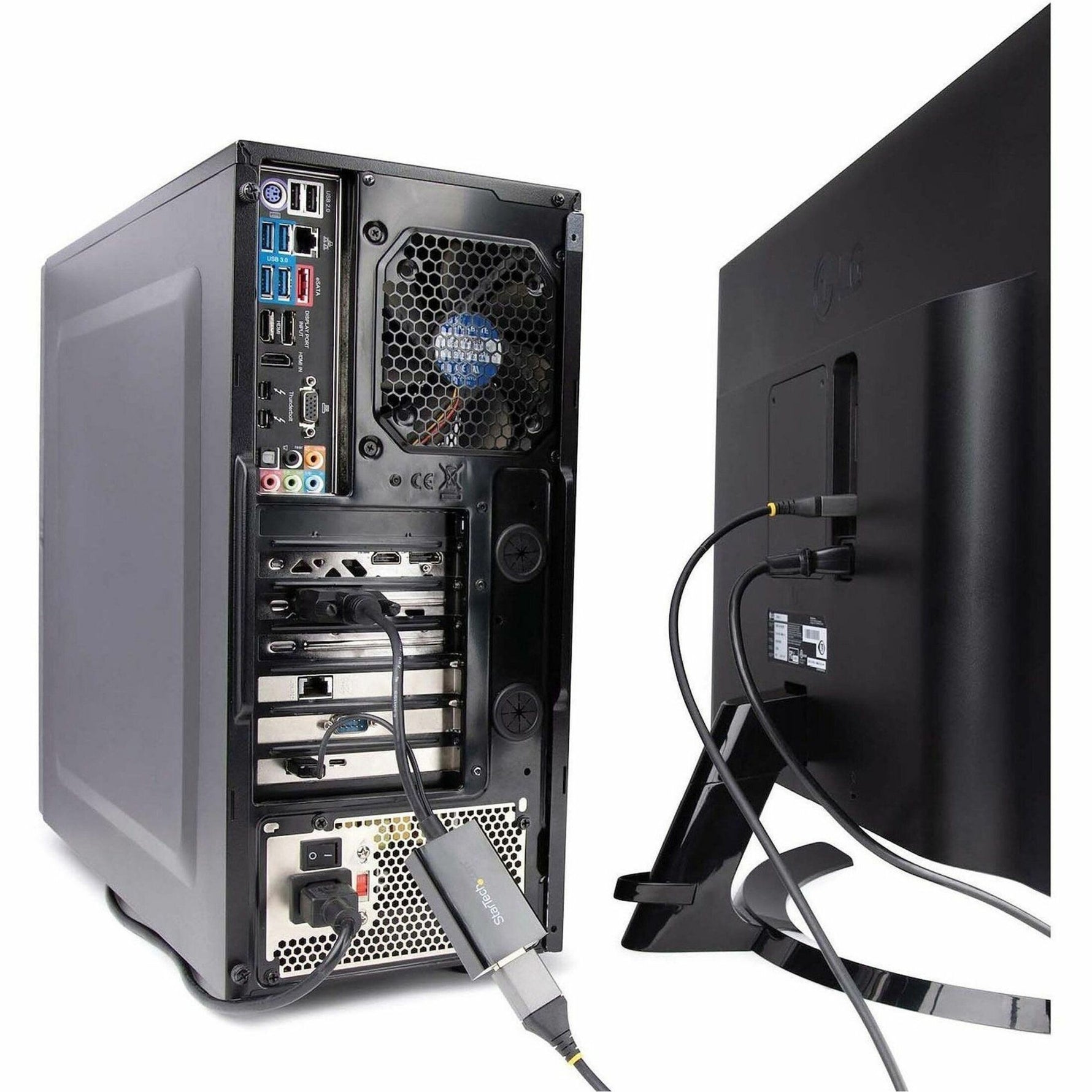 StarTech.com DVI to DisplayPort Adapter with USB Power - DVI-D to DP Video Adapter - DVI to DisplayPort Converter - 1920 x 1200 - Alternate view 11